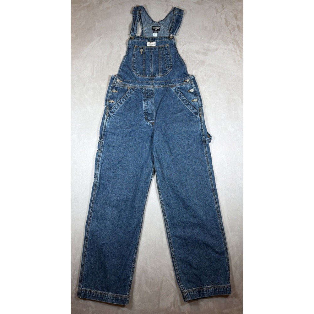 Polo Jeans Co Ralph Lauren Denim Men's Overalls Medium Carpenter Bib Cotton Y2K